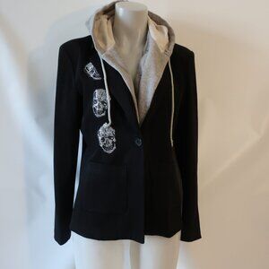 EUC S.P.I. Couture Skull Hoodie Blazer